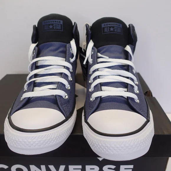 Unisex Converse All Star High Top Sneakers Size 10.5 12.5 Blue/Black NEW